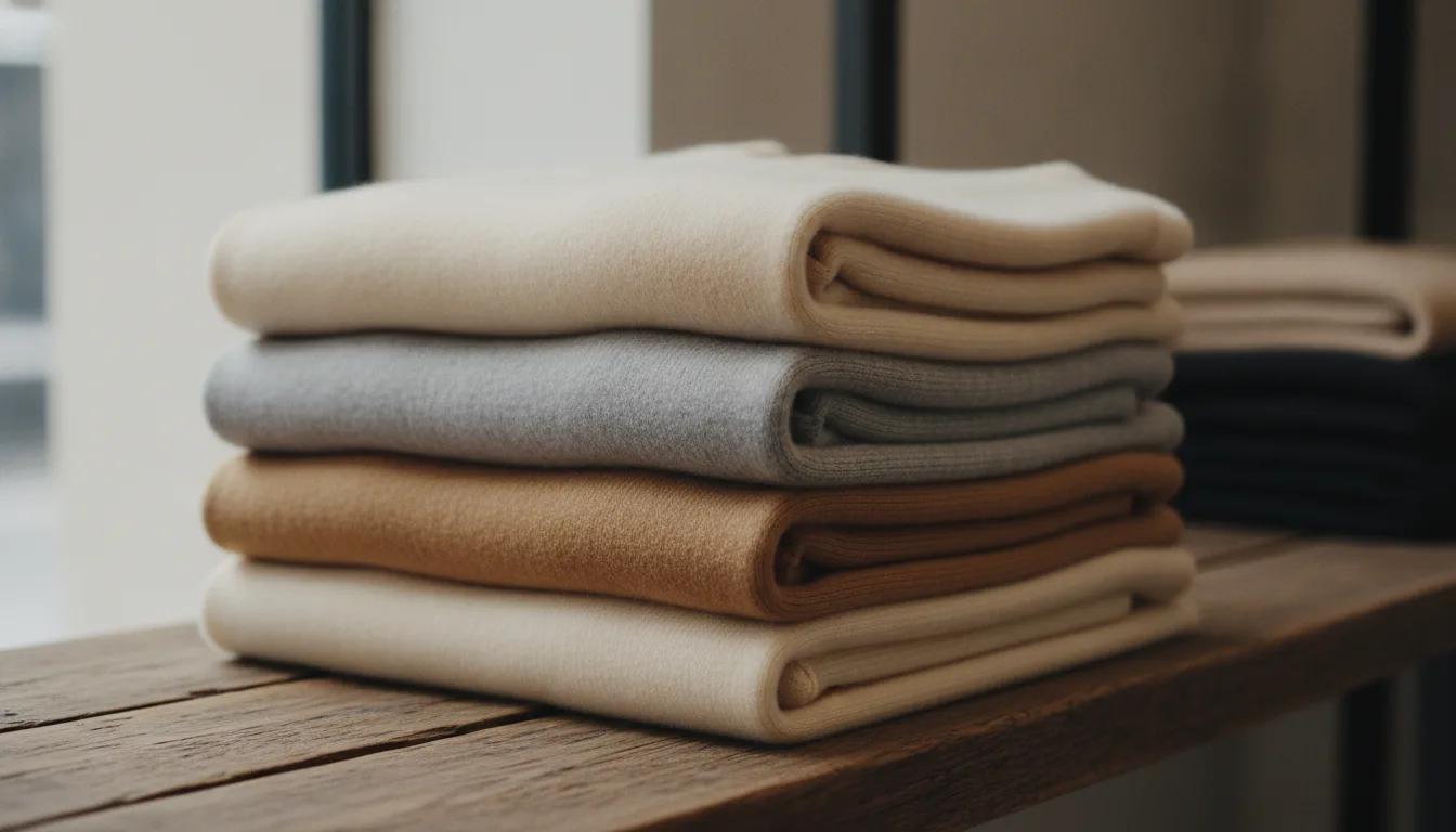 Cream, grey, camel. The cashmere canon, audited.