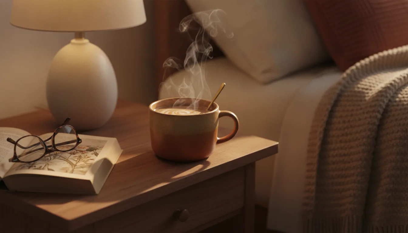 Thirty minutes before bed, every night, same mug. The ritual is half the formula.