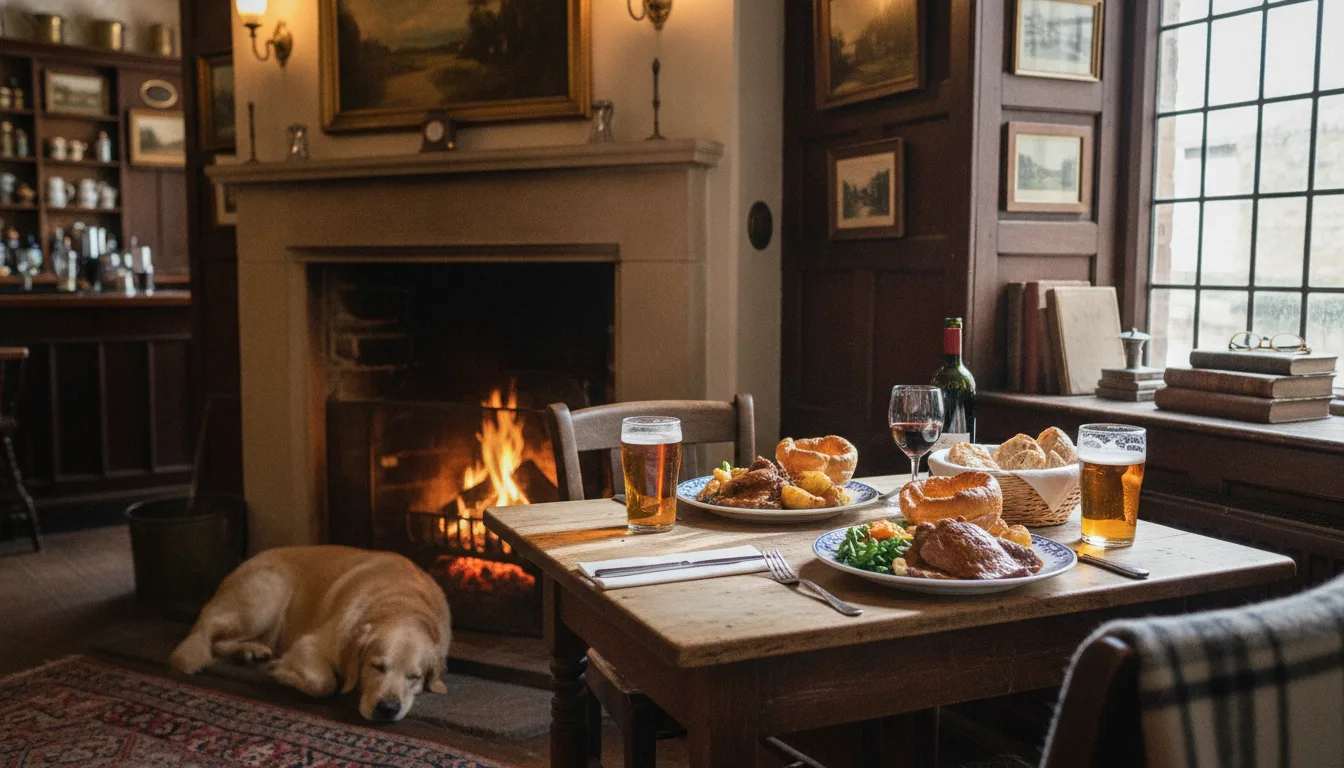 The anniversary lunch: two roasts, one fire, no entourage.