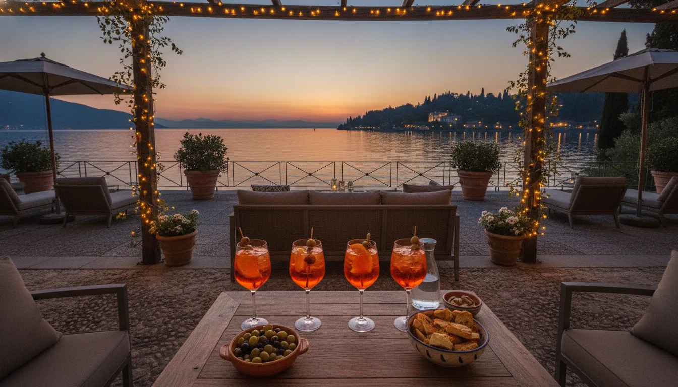 The twilight aperitivo: reportedly non-negotiable, every evening, all summer.