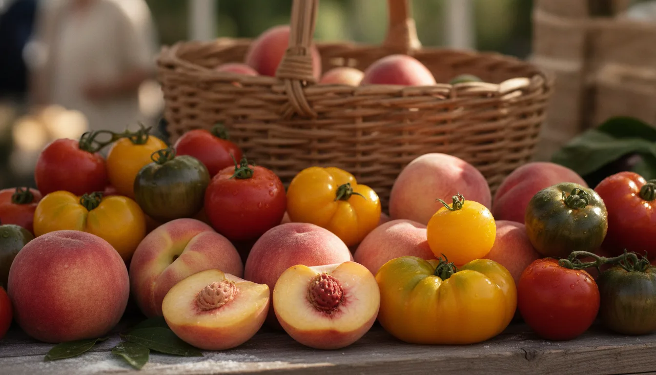The good peaches, apparently, are at the stall everyone now knows.