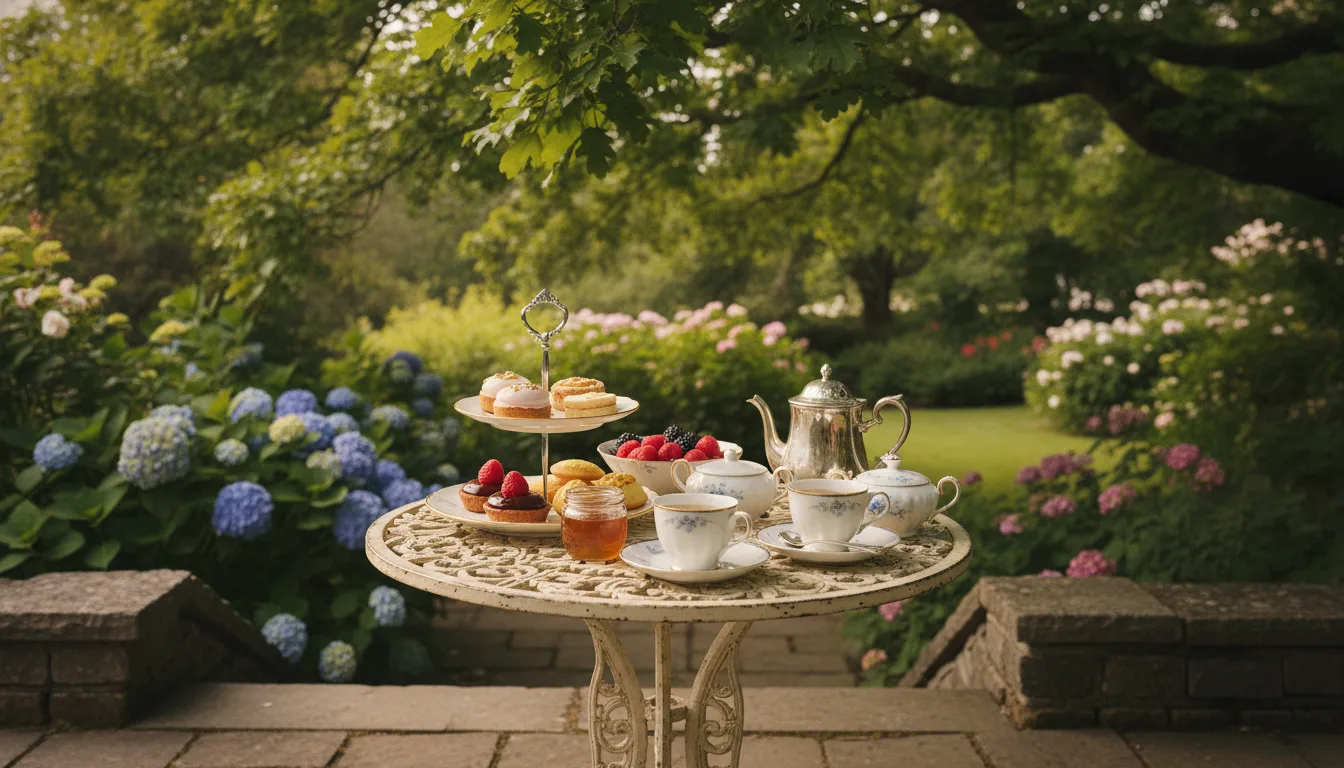 Tea, cakes, and conversation. No scheduled 'moments.'
