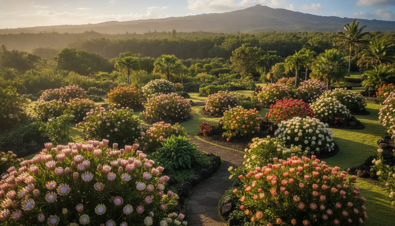 The upcountry garden, where the guest list is compiled by gratitude.