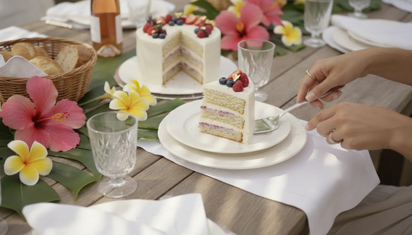 The host served dessert herself — a detail no guest has stopped mentioning.