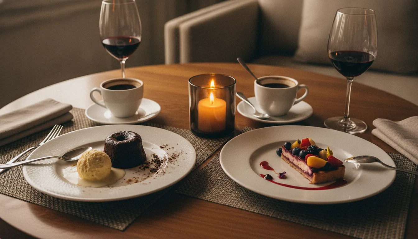 Dessert, coffee, no rush. Staff say they stayed past close.