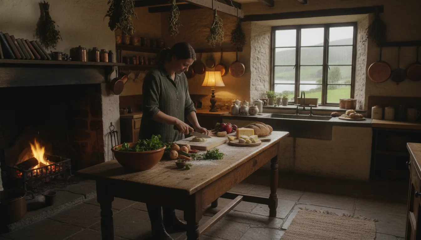 Dinner is cooked at the cottage, with staff kept to a minimum.