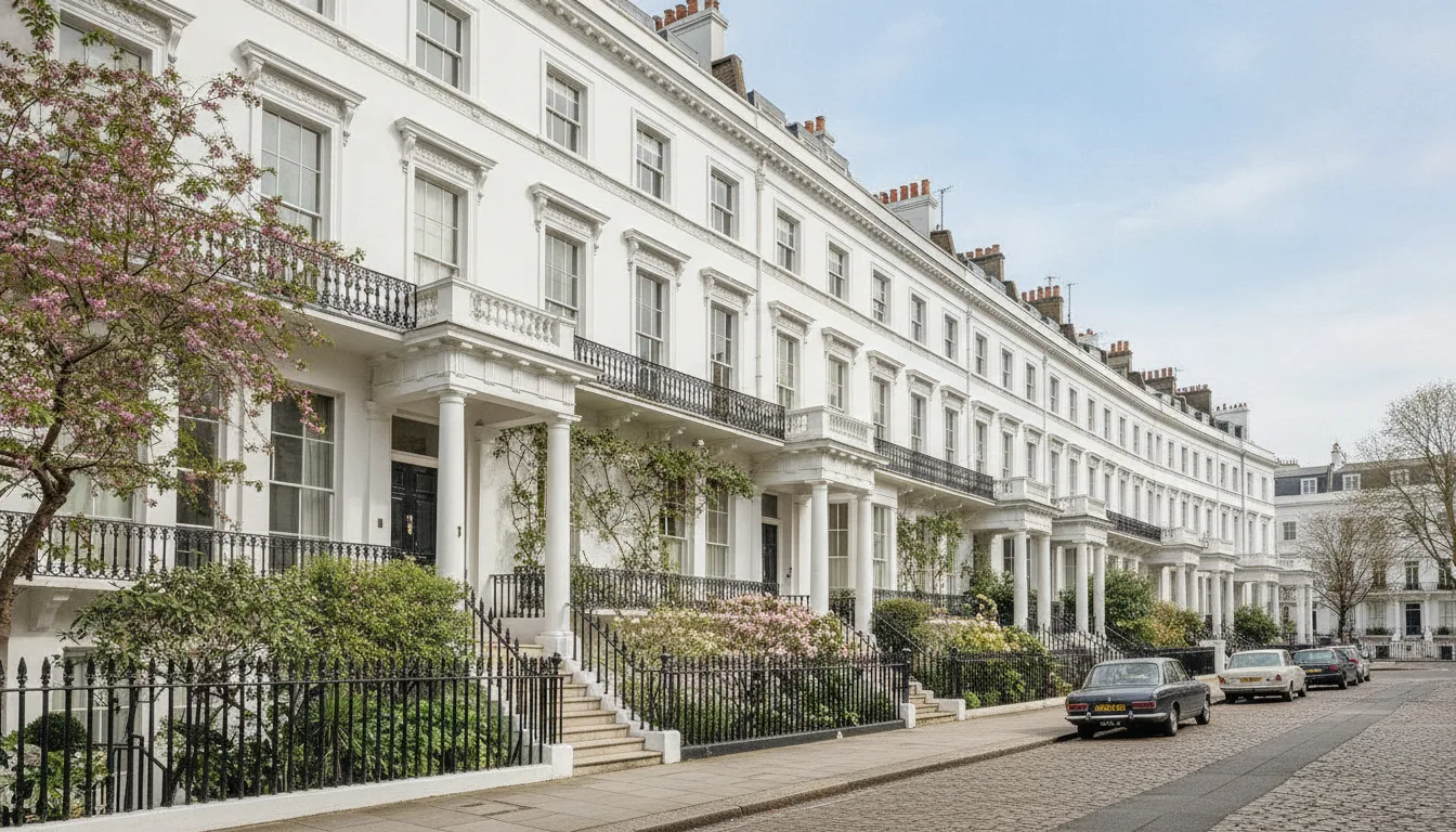 Stucco, railings, and the three streets every A-lister ends up circling.